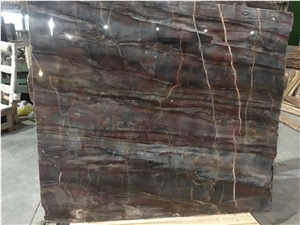 Louis Gray Agate Polished Tiles Marble Slabs for Countertop