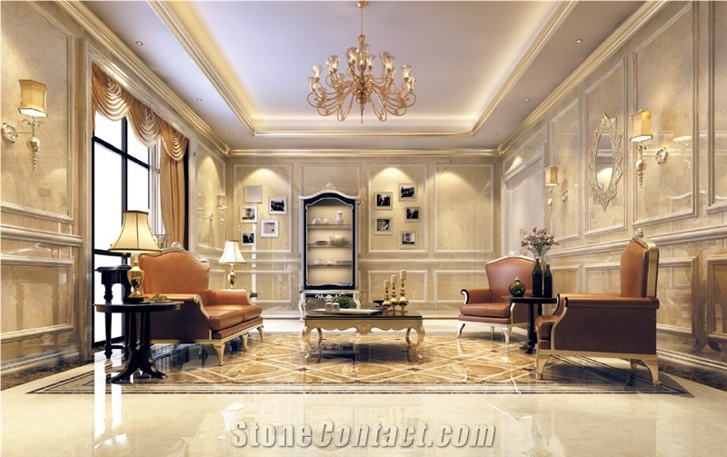 Ls-E001 Ultraman Cream / Artificial Stone Tiles & Slabs