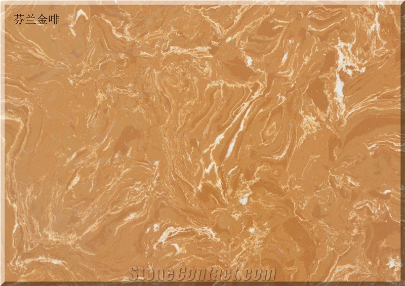 Ls-P001 Light Emperador Artificial Stone Tiles & Slabs
