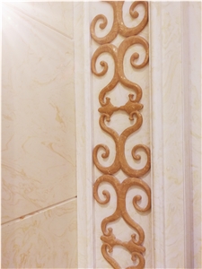 Ls-P001 Light Emperador Artificial Stone Tiles & Slabs