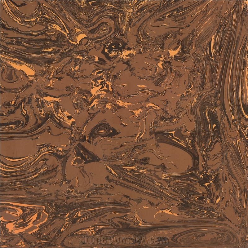 Ls-P002 Mocha / Artificial Stone Tiles & Slabs