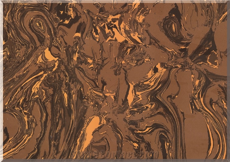 Ls-P002 Mocha / Artificial Stone Tiles & Slabs