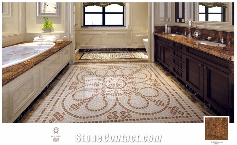 Ls-P002 Mocha / Artificial Stone Tiles & Slabs