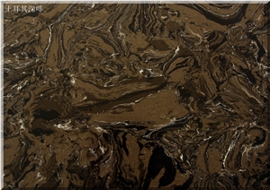 Ls-P003 Dark Emperador / Artificial Stone Tiles & Slabs