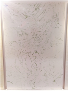 Ls-P010 Super Green Jade Artificial Stone Slabs&Tiles Flooring&Walling