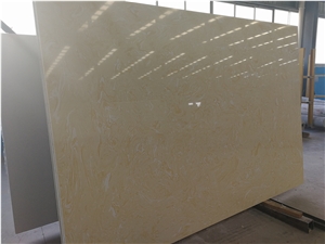 Ls-P012 White Rose Artificial Stone Slabs&Tiles Flooring&Walling
