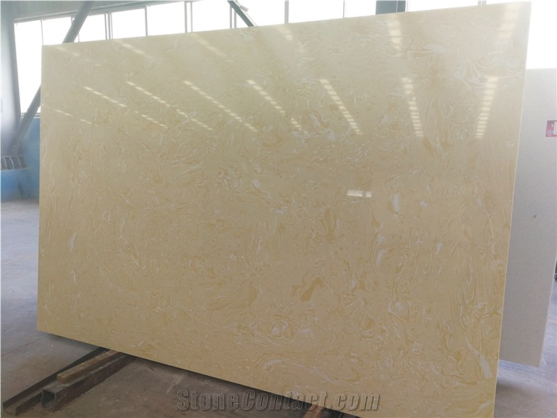 Ls-P012 White Rose / Artificial Stone Tiles & Slabs