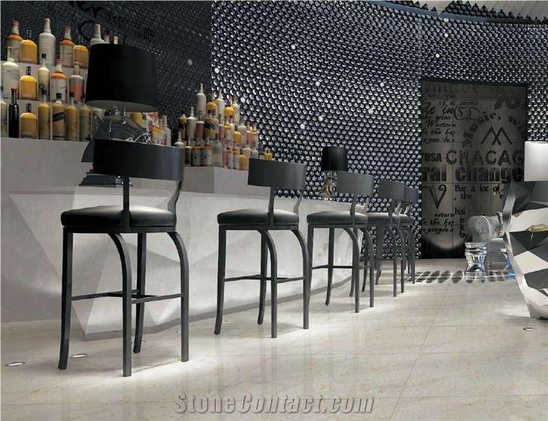 Ls-P024 White Begonia Artificial Stone Slabs&Tiles Flooring&Walling