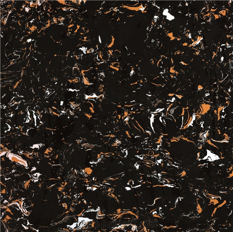 Ls-P025 Portoro Artificial Stone Slabs&Tiles Flooring&Walling
