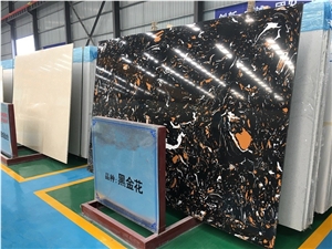 Ls-P025 Portoro Artificial Stone Slabs&Tiles Flooring&Walling