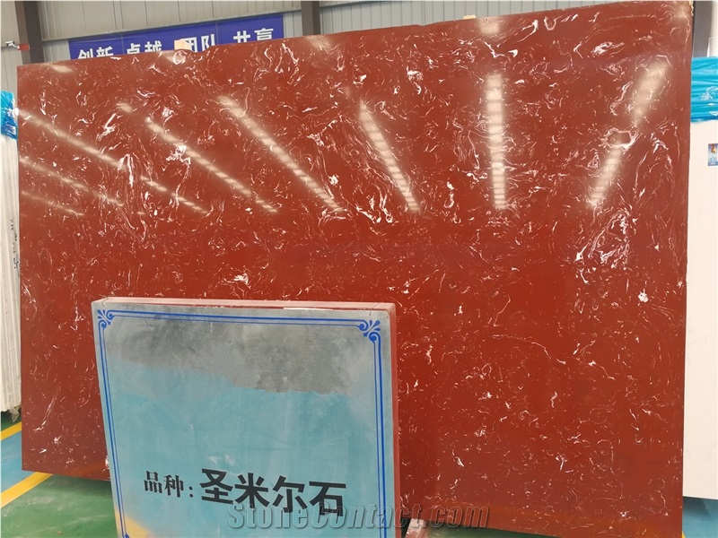 Ls-P032 Caesar Red / Artificial Stone Tiles & Slabs