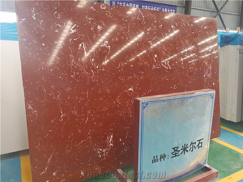 Ls-P032 Caesar Red / Artificial Stone Tiles & Slabs