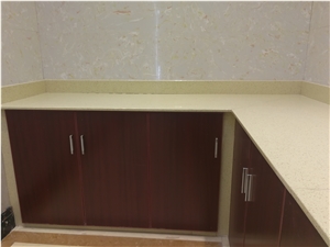 Ls-Q003 Beige Diamond / Artificial Stone Tiles & Slabs