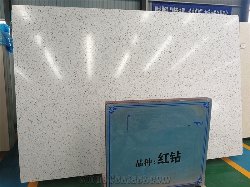 Ls-Q009 Red Diamond / Artificial Stone Tiles & Slabs