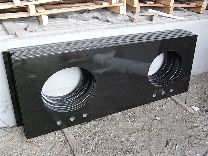 Mongolia Black / High Quality Granite Vanity Top