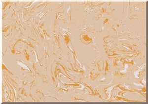 Polished Ls-P006 Yellow Rose Artificial Yellow Stone Slabs&Tiles