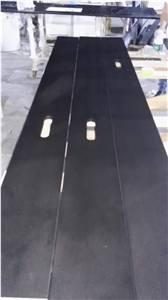 Pure Black Quartz-P002-Kitchen Countertop