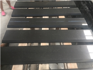 Pure Black-Threshold Quartz Kitchen Countertop Worktop Bar Top