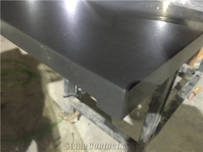 Pure Grey Quartz-P009-Countertop Kitchen Worktops Desk Tops