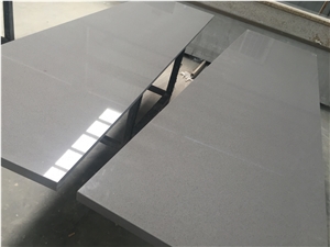 Pure Grey Quartz-P009-Countertop Kitchen Worktops Desk Tops