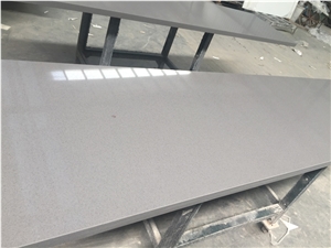 Pure Grey Quartz-P009-Countertop