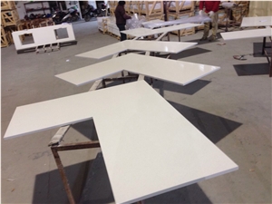 Pure White Quartz Countertop Project Show