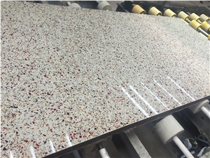 Red Mirror Quartz Countertop Bench Top Bar Top Desk Top