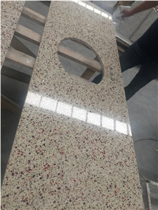 Red Mirror Quartz Countertop Bench Top Bar Top Desk Top
