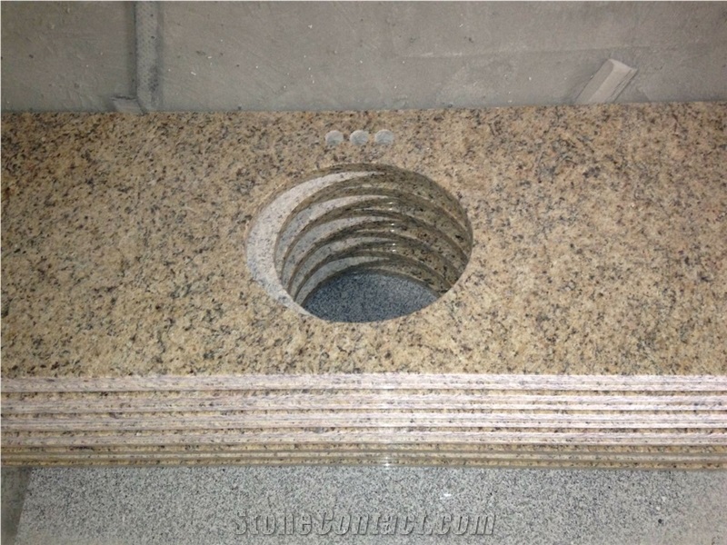 Soft Yelllow / High Quality Granite Vanity Top