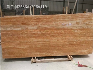 Travertine Gold / Iran High Quality Travertine Tiles & Slabs
