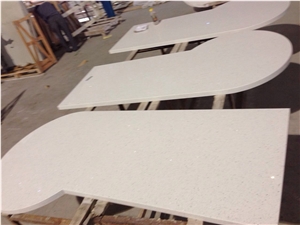 White Mirror Countertop Kitchen Worktops Bar Top