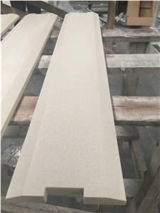 White Quartz-Threshold Kitchen Counter Top