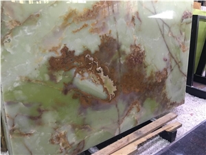 Green Onyx, Iran Green Onyx Tiles & Slabs, Onyx Floor and Wall Tiles