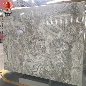 Andes Snow Grey Marble Slab Big Marble Slabs for Good Price