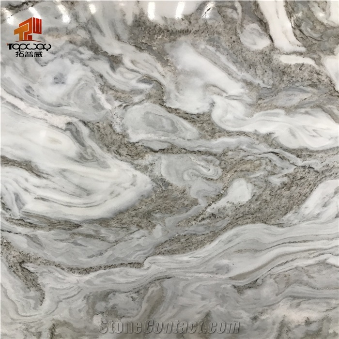 Andes Snow Grey Marble Slab Big Marble Slabs for Good Price