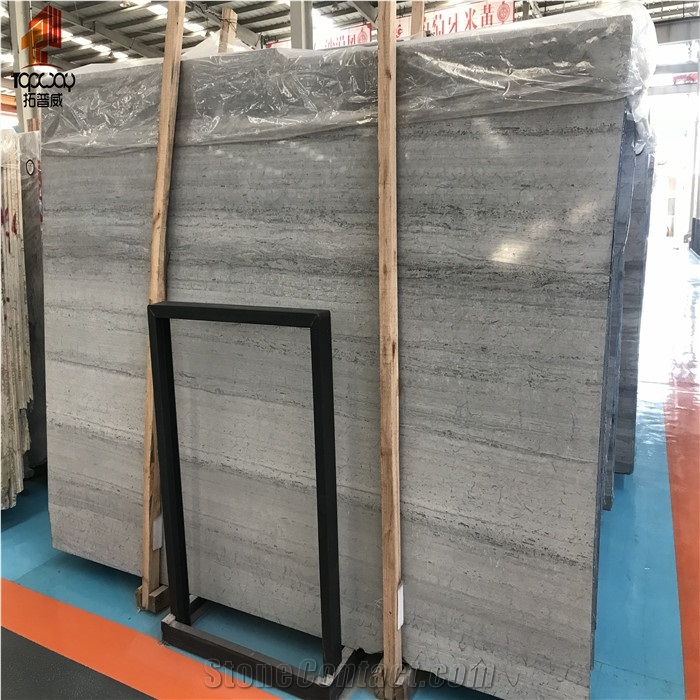 Natural Stone Blue Travertine Tiles with High Quality