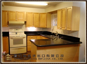 Black Galaxy Kitchen Countertop, Kitchen Design