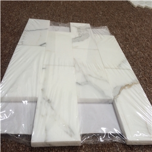White Marble Subway Brick Mosaic Tiles