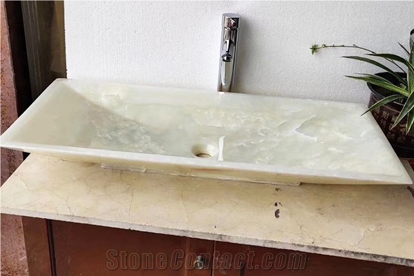 Snow White Onyx Basins