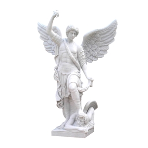 Natural White Marble Human Religion Sculpture