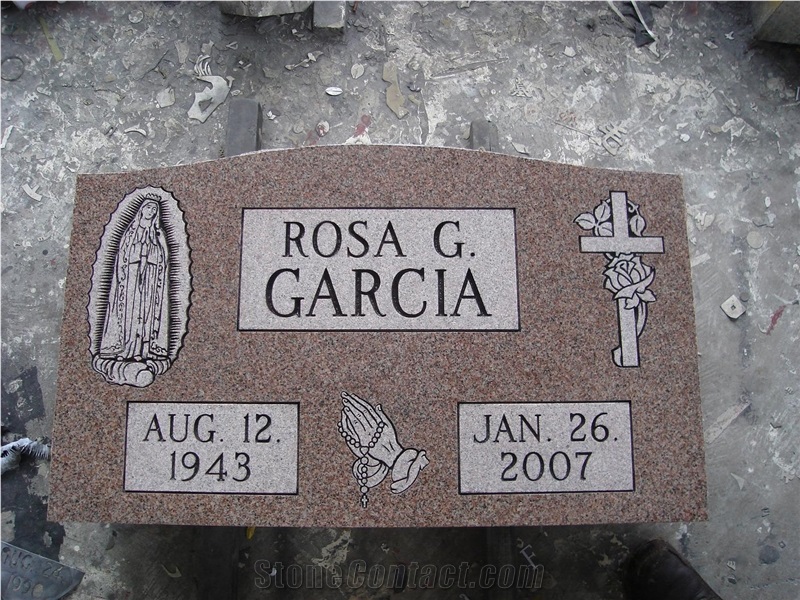 China Blackgranite Monument Slant Marker Headstone