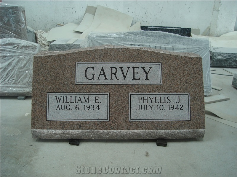 China Blackgranite Monument Slant Marker Headstone