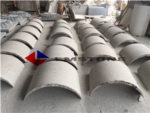Beige Column Granite Pillar