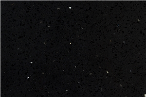Star Light Black Sparkle Quartz Slab
