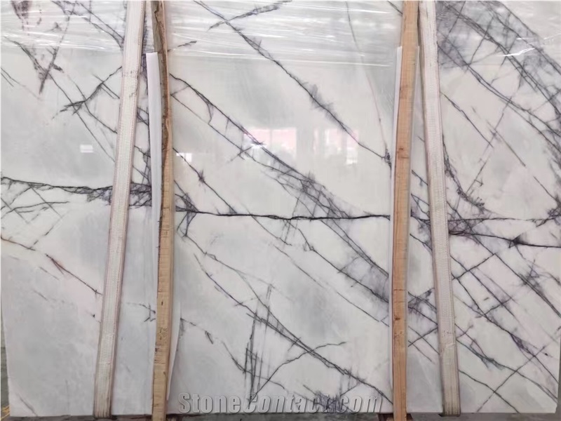 Lilac White Marble New York White