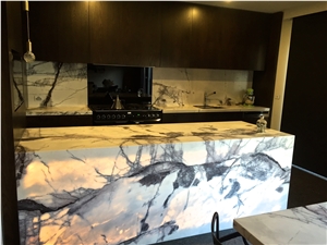 Lilac White Marble New York White