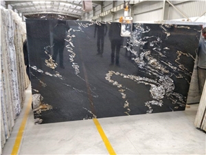 Alaska Black Granite Slabs
