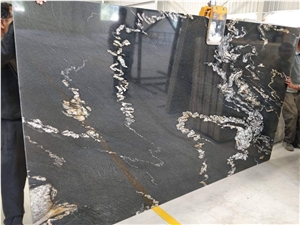 Alaska Black Granite Slabs