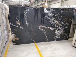 Alaska Black Granite Slabs