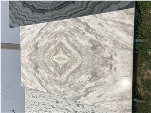 Fantasy Brown Book Match Marble